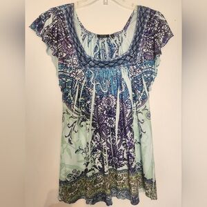Apt. 9 Peasant/Bohemian Style Blouse Size Medium
